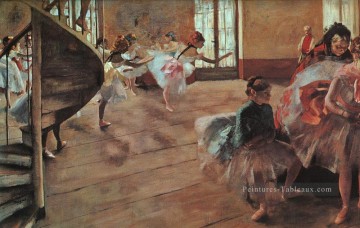  Impressionnisme Art - La répétition Impressionnisme danseuse de ballet Edgar Degas